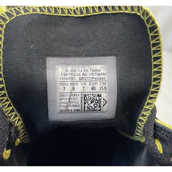 Converse OPI Sneaker Pump up the Volume Yellow Neon 165660C Low Top Men 7 Wmn 9 - Picture 9 of 9